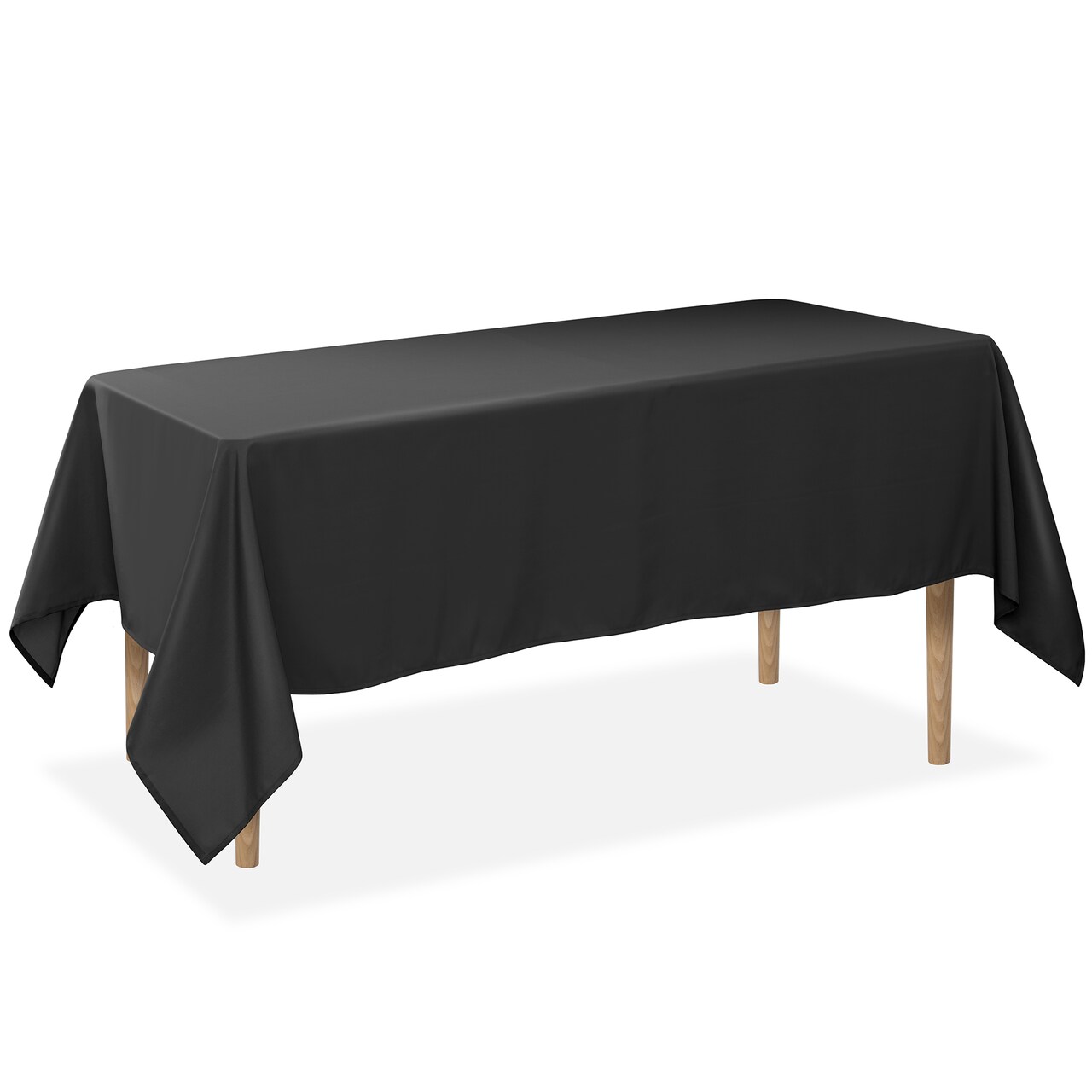 Lann's Linens Rectangular Tablecloths, Washable Polyester Fabric Table Cloths for Dining Tables, Parties, Restaurants, Weddings